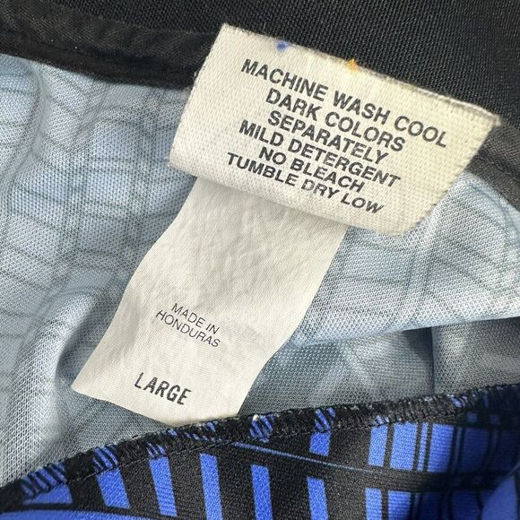 Official Sports Nisao Soccer Referee Blue Striped long Sleeve jersey Size L - Picture 6 of 6